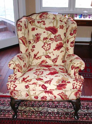 Custom Reupholstered chairs chair